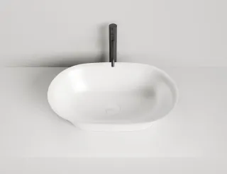 Накладная раковина Salini Mona S-Sense 110811G 60см белый глянцевый